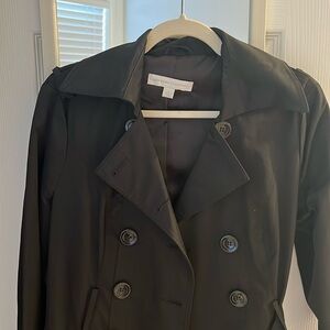 Black trench coat